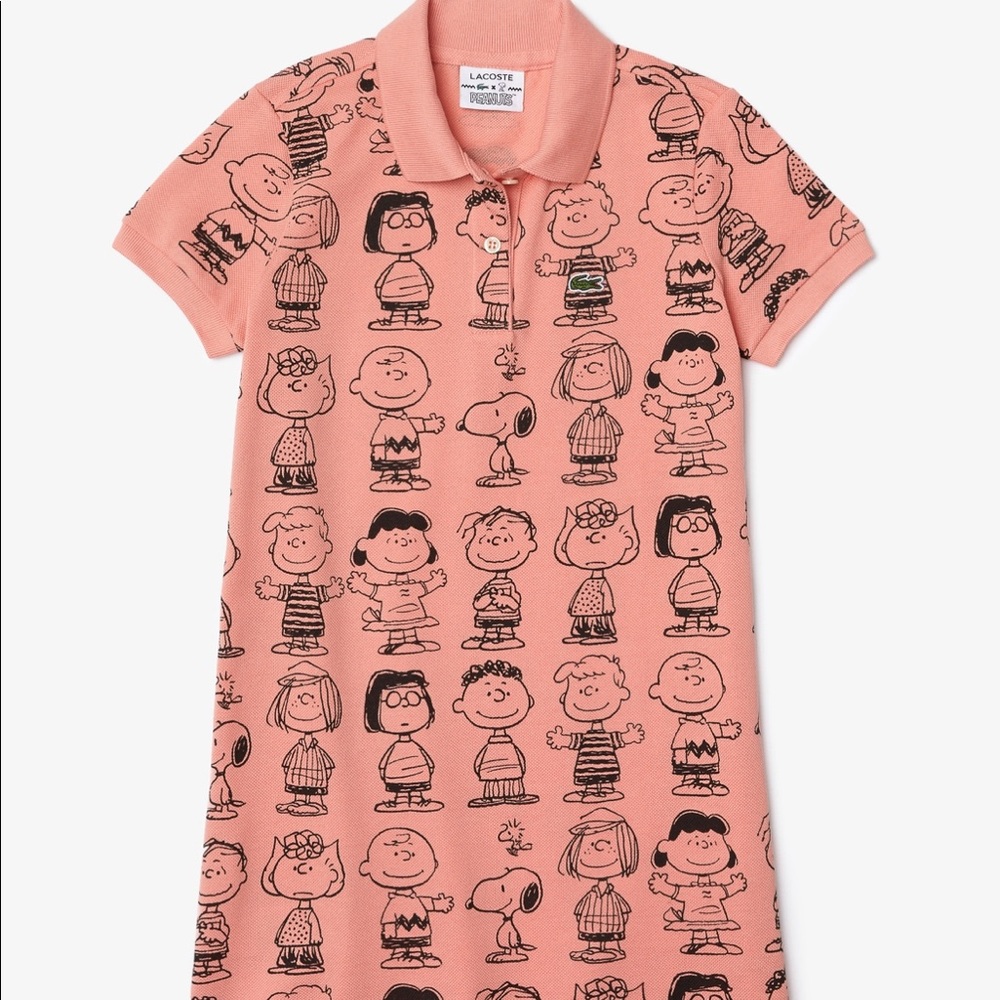 NWOT Toddler Lacoste Peanuts Polo Dress